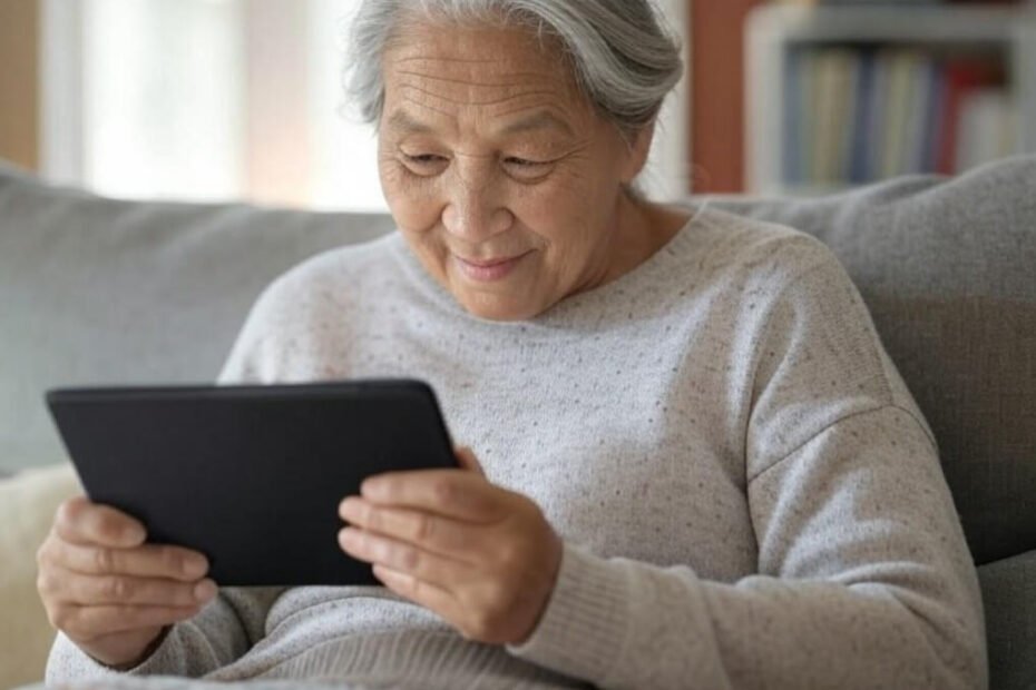 Leitores digitais para idosos