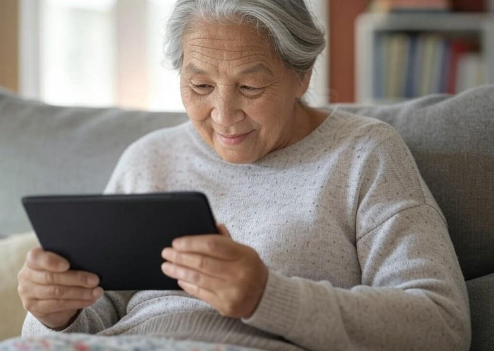 Leitores digitais para idosos
